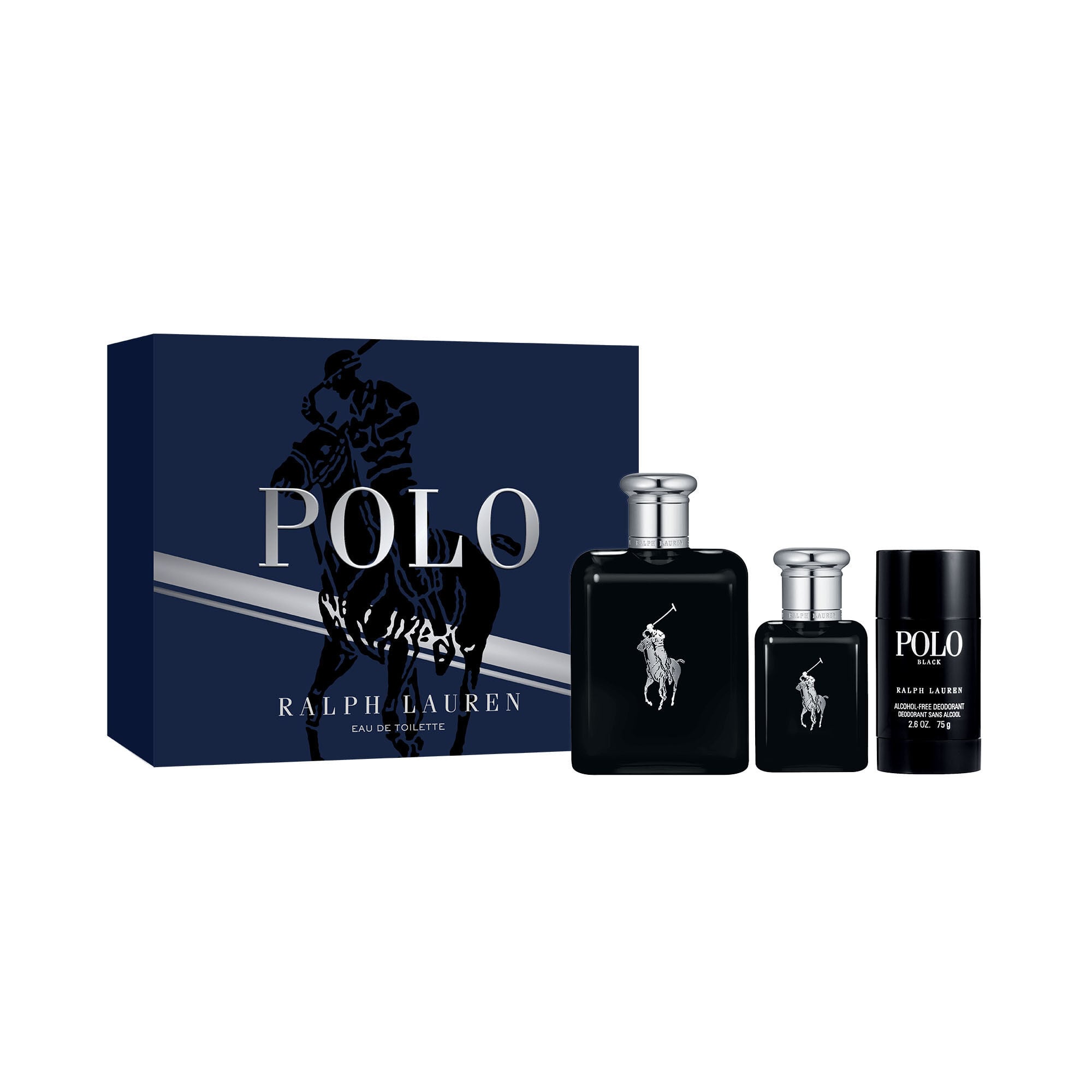 Polo Black EDT 3-Piece Gift Set
