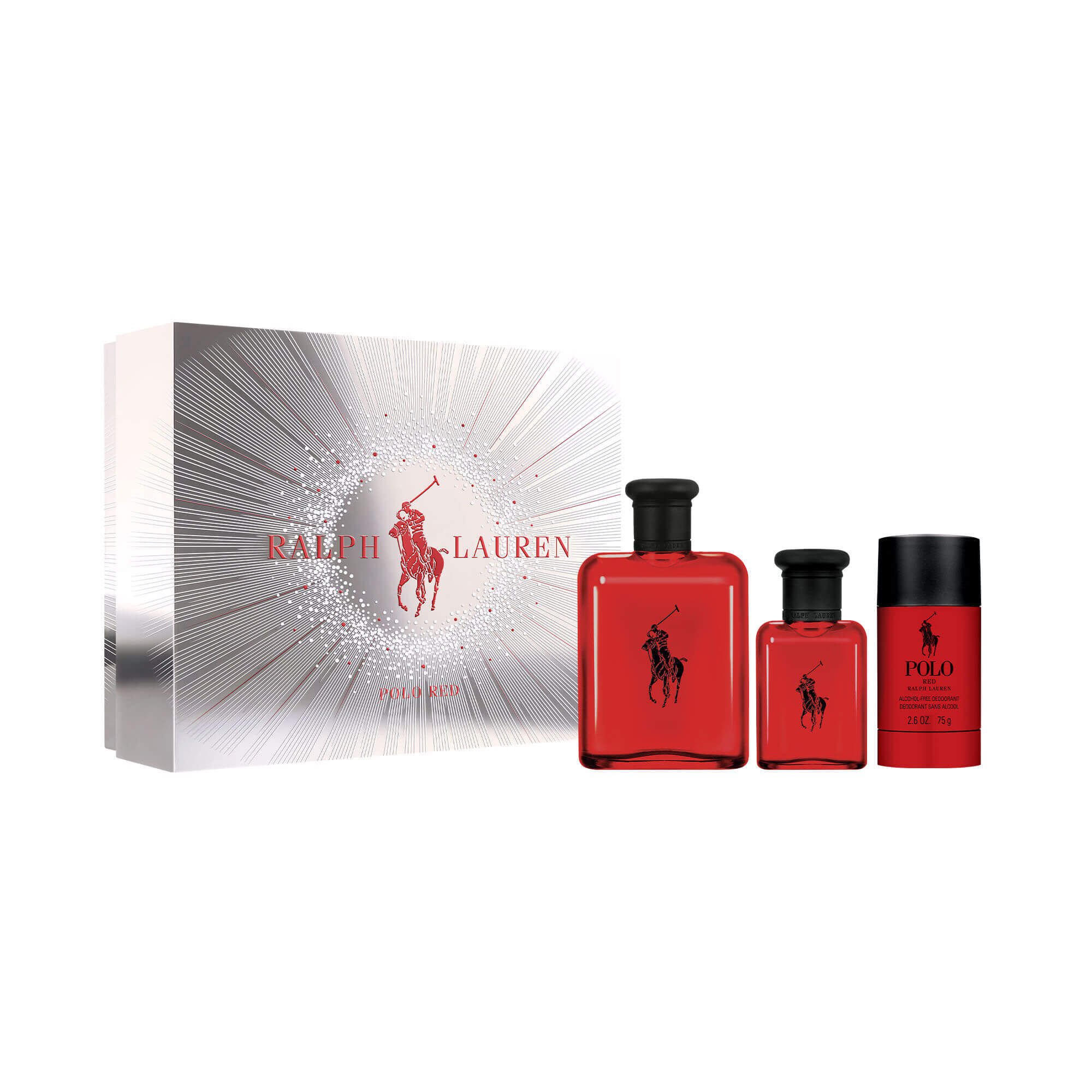 Polo Red Eau De Toilette 3-Piece Gift Set