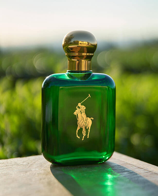 Ralph Lauren Fragrances Polo Green Classic Eau De Toilette PDP Bottle Facet