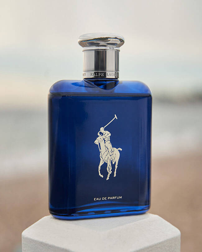 Ralph Lauren - Polo Blue - Eau de Parfum - Men's Cologne - Aquatic & Fresh - With Citrus, Bergamot, and Vetiver - Medium Intensity