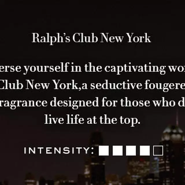 Ralph Lauren Fragrance Ralph's Club New York EDP Fragrance Tile