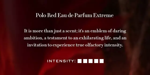Ralph Lauren Fragrances Polo Red Collection CLP Polo Red Eau de Parfum Extreme tile