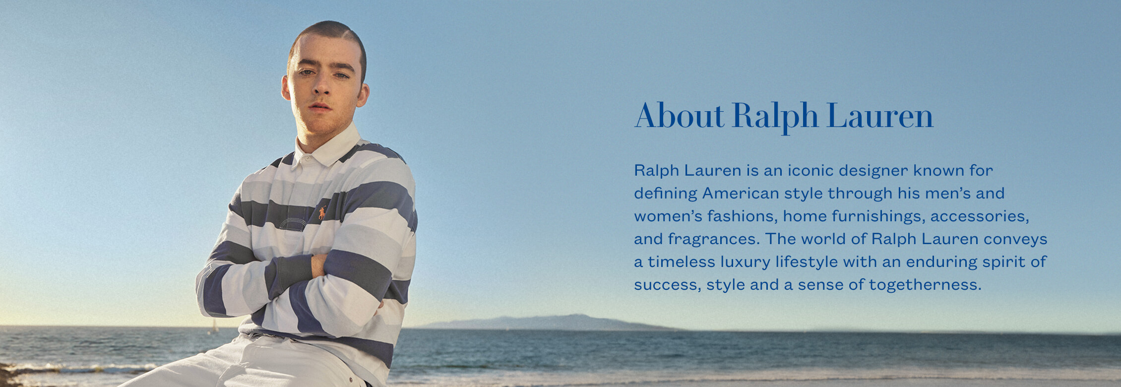 Polo Blue Eau de Toilette Fragrance with Angus